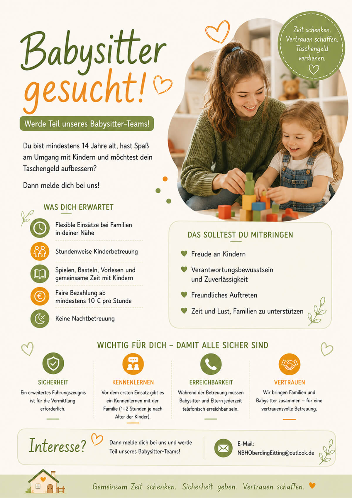 Babysitter gesucht